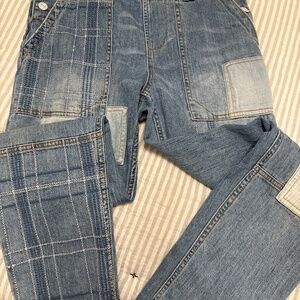 Pilcro patch jeans